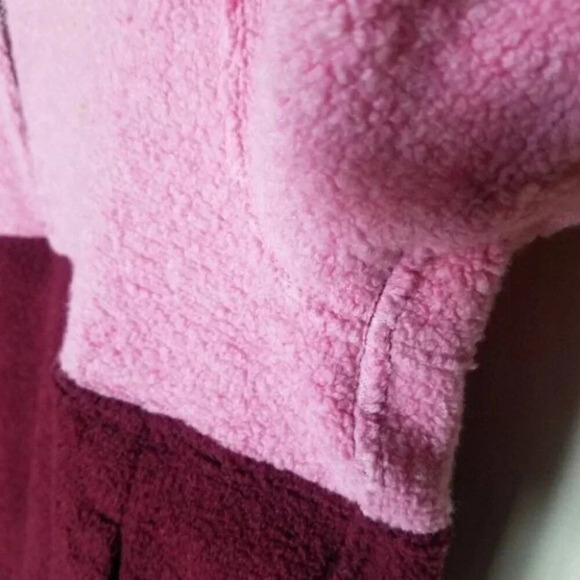 Outdoor Voices Pink Wool  Blend MegaFleece Half-Zip Hoodie S - Picture 11 of 12